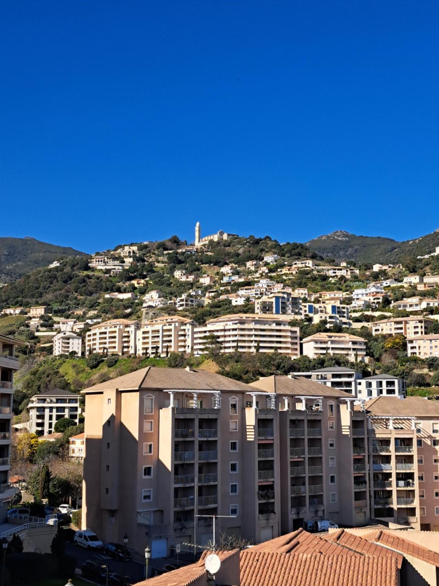 Grand T2 Proche Centre Ville, Vue Mer Et Montagne Bastia  Esterno foto