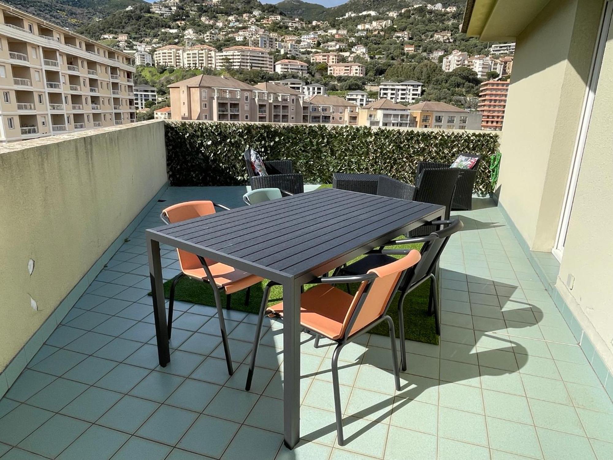 Grand T2 Proche Centre Ville, Vue Mer Et Montagne Bastia  Esterno foto